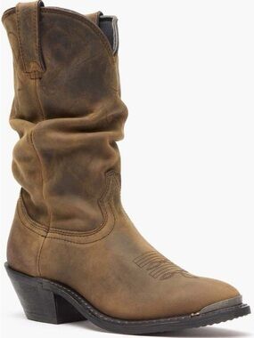 Durango Women’s 11” Slouch Western Boot in Distressed Tan Size‎ 6